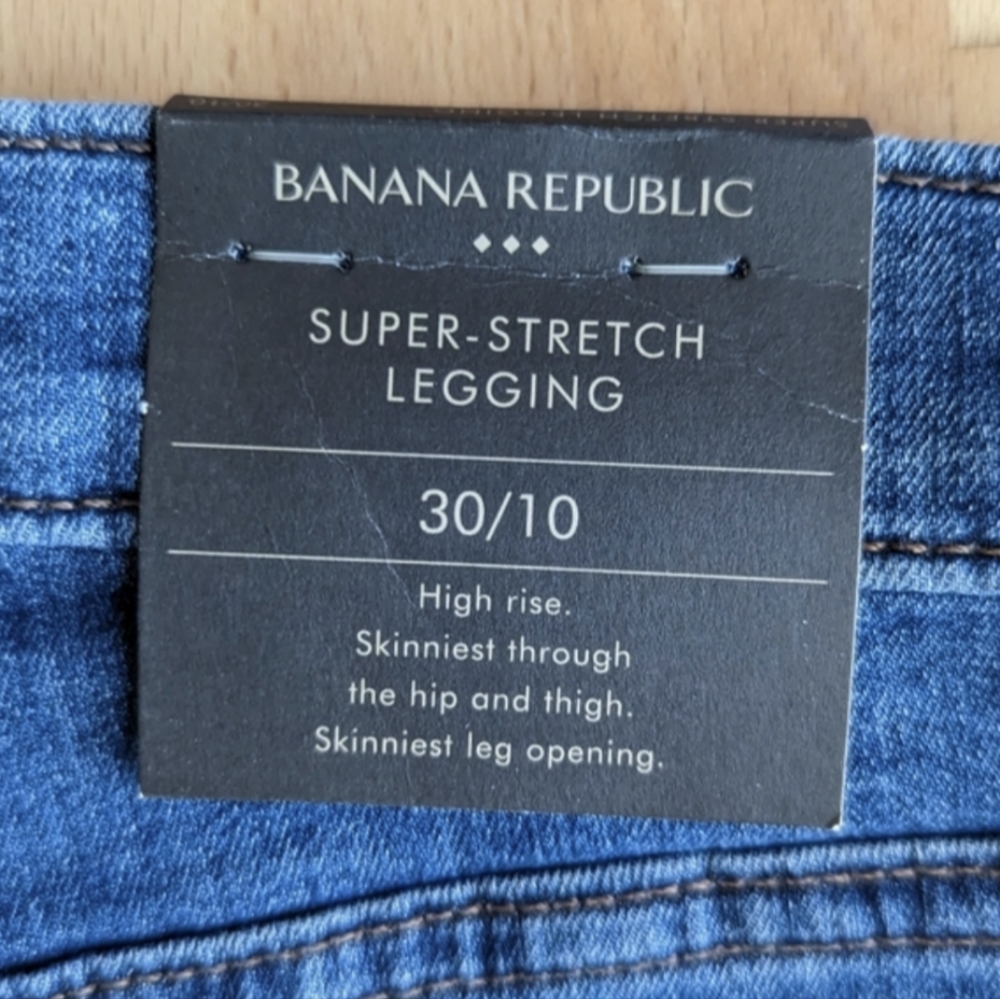Banana Republic Factory Outlet Size 30/10 Legging Jeans